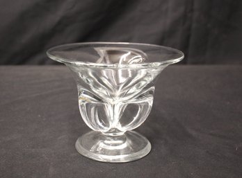 Steuben-Manner  Art Glass Footed Bowl Or Compote