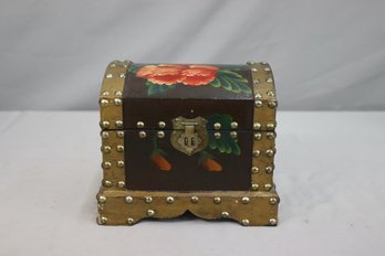 Hand-Painted Mini Treasure Chest