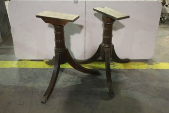 Double Pedestal Dining Table Base -28.5'h
