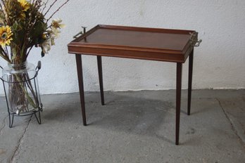Vintage  Folding Tray Butler Table
