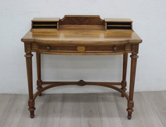 Vintage Wooden Console Secretary Desk
