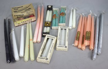 Group Lot Of Vintage  And NOS Candles, Wrapped And Boxed