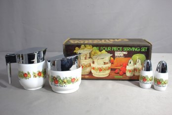New Never Used Gemco Four-Piece Serving Set