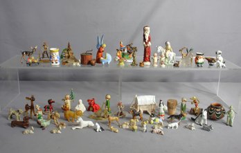 Collection Of Vintage Miniature Figurines