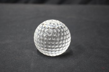 Crystal Tennis Ball Paperweight