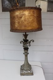 Single Metal Accent Table Lamp