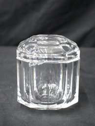 Tiffany & Co. Crystal Octagon Trinket Box With Lid