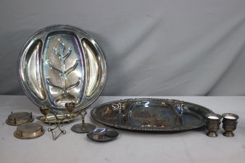 Group Lot Vintage Silverplate