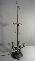 Vintage Ornate Candelabra Lamp Base