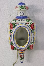 Riviera Maya Ceramic Folk Painted Wall Sconce (single Bulb)