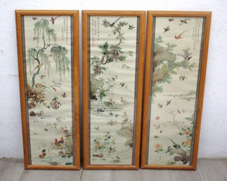 Three Framed Oriental Prints