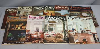 Group Lot Of Vintage House Beautiful Magazines - Box A