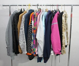 Rack H--Group Lot Of Ladies Jackets - Range In Sizes
