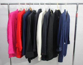 Rack H--Group Lot Of Ladies Suit Jackets