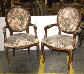 Pair Of French Arm Chairs