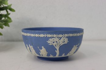 8' Wedgwood Blue & White Jasperware  Bowl