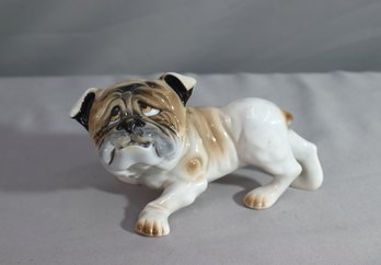 Vintage Porcelain Bulldog Figurine