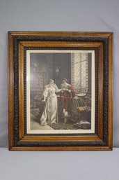 Antique Frame With A F. Soulacroix Print