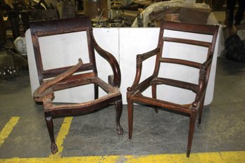 Two Single Side Chairs