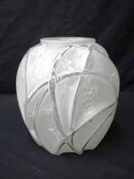 CONSOLIDATED GLASS VASE  'MARTELE' FLORAL ART DECO