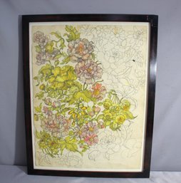 'Botanical Elegance: Antique Floral Art Print'
