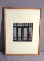 'Window View' - Vintage Monochrome Photograph