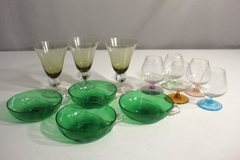 Assorted Lot Of Color Tableware