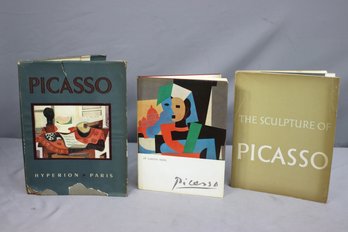 Three Vintage Art Books On Picasso