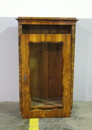 Small Antique Vitrine Cupboard Cabinet - See Photos For Condition