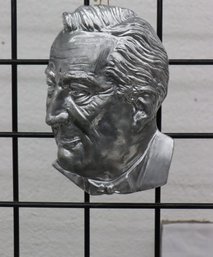 Portuguese Bas Relief Bust Of Head Wall Hanging