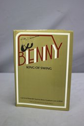 Benny: King Of Swing Pictorial Biography Of Benny Goodman 1979 1st Ed HB In DJ