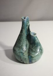 Ceramic Studio Pottery Double Vase