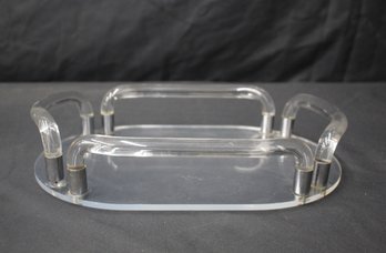 Dorothy Thorpe Lucite Acrylic TRAY Serving Mod Mid Century Retro 60's