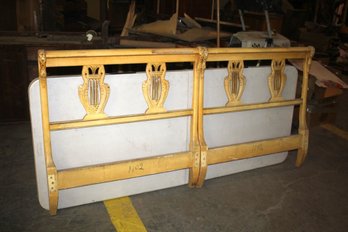 Pair Of French Provincial  Twin Size Headboards