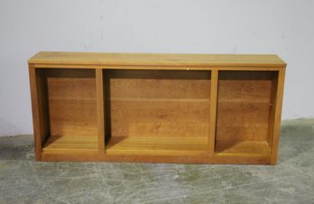 Modern  Low Console Book Shelf - See Photos For Condition