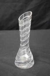 Nombe Lead Crystal Glass Vase Spiral Cut By Karim Rashid Bopp Collection