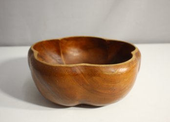 Vintage Wooden Salad Bowl