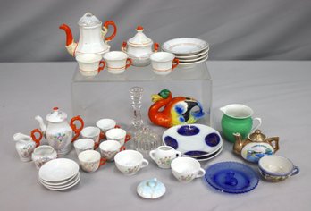 Variety Vtg Miniature Tea Set Collection Small Some Sets Some Singles