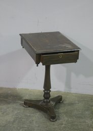 Vintage Single Drawer Writing/Library Table  - See Photos For Condition