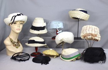 Assorted Lot Of Ladies Vintage Hats #2