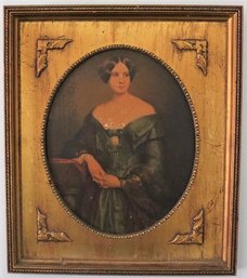 Wooden Frame Of A Portrait Of The Artist Sister