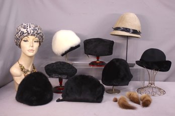 Assorted Lot Of Ladies Vintage Hats