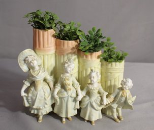 Vintage Porcelain Figurine Planter