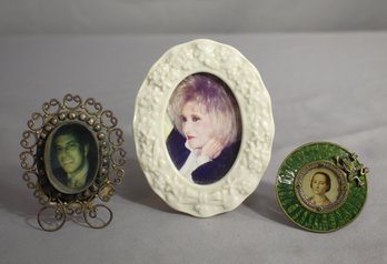 Group Of Three Small Picture Frames