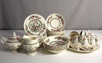 Vintage Myott Staffordshire Indian Tree Fine Lunch Set