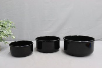 Group Of 3 Waechtersbach Ceramics Graduated Bowls