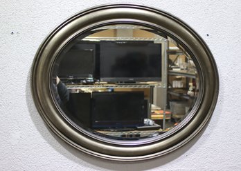 Framed Oval Mirror