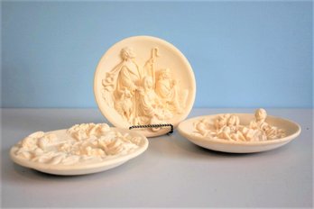 Group Of Three Studio Dante Di Volteradici Plates