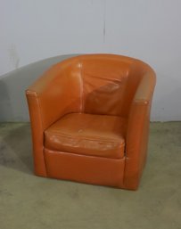 Vintage Barrel Back Club Chair  - See Photos For Condition