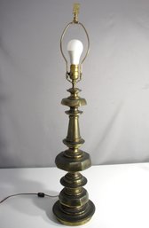 Single Brass Table Lamp